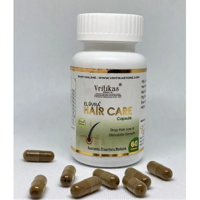 Капсулы для ухода за волосами Elovra, Вритикас / Hair care capsule, Vritikas, 60 шт