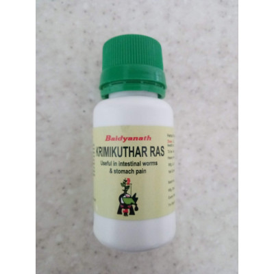 Кримикутхар Рас / Krimikuthar Ras Baidyanath, 80 таб. - средство от паразитов широкого спектра действия