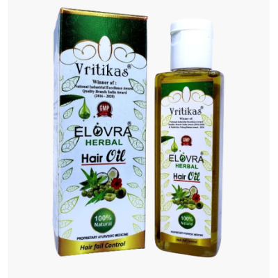 Олія для волосся на травах, Врітікас 100мл / Elovra Hair Oil, Vritikas