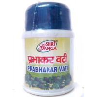 Прабхакар Вати, Шри Ганга, 60 таб. / Prabhakar Vati Shri Ganga Pharmacy– сердечный тоник