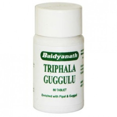 ТРИФАЛА ГУГУЛ. Triphala Guggul (80tab)