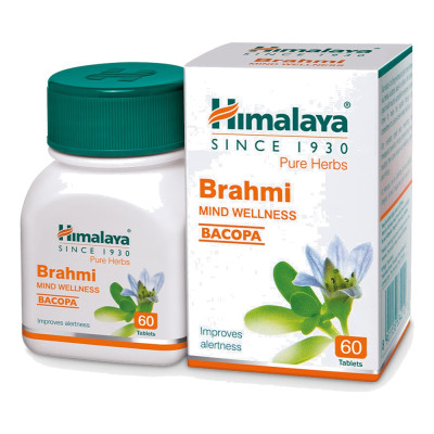 Брахмі Himalaya — таблетки з екстрактом бакопи, 60 шт.