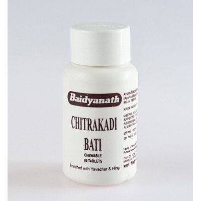 Читракаді / Chitrakadi Vati, 80 tab - біль у шлунку, вітрогонне