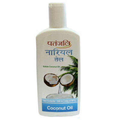 Кокосова олія, 200 мл, Патанджалі / Coconut Oil, Patanjali