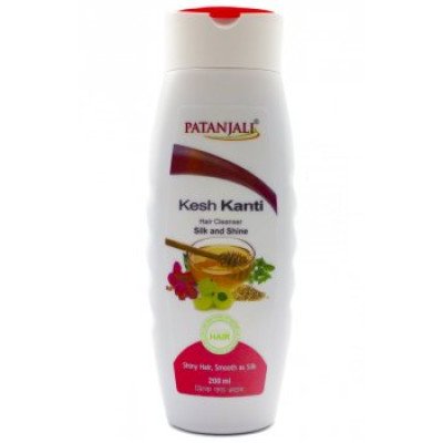 Шампунь для волосся Шовк та Блиск Кеш Канті, 200 мл, Патанджалі / Kesh Kanti Hair Cleanser Silk and Shine, Patanjali