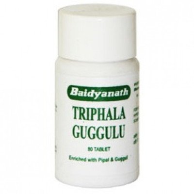 ТРИФАЛ ГУГУЛ. Triphala Guggul (80tab)