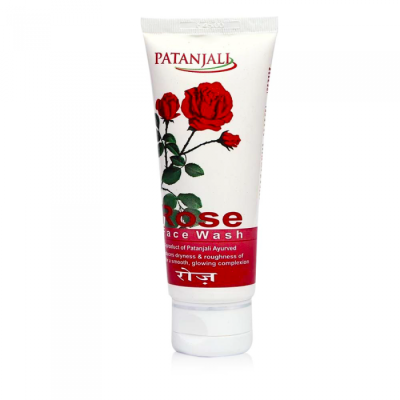 Тонізуючий Гель для вмивання з Трояндою, 60 г, Патанджалі / Rose Face Wash, Patanjali