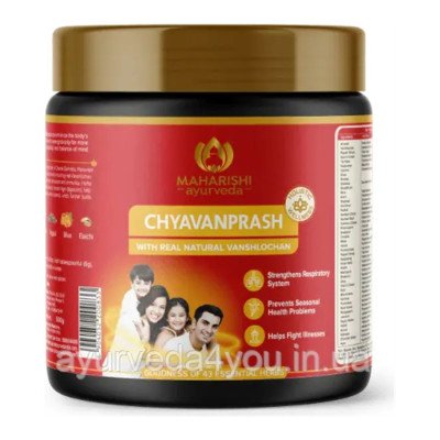 Чаванпраш Maharishi Ayurveda — аюрведическая расаяна с ванщлочаном, банка 500 гр