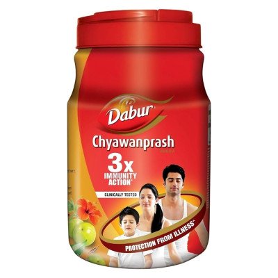Чаванпраш Dabur — аюрведична расаяна на основі амли, банка 250 гр