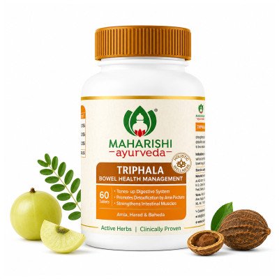 Трифала (Triphala) Maharishi Ayurveda — аюрведическая растительная добавка для поддержки пищеварения, 60 таблеток