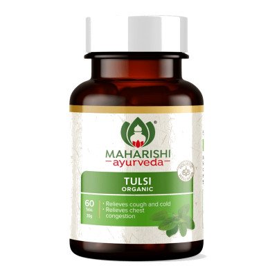 Тулсі Органік Maharishi Ayurveda — таблетки священного базиліка, 60 таб.